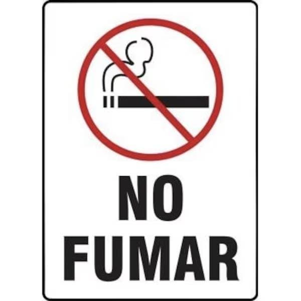 Accuform BILINGUAL Safety Sign NO SMOKING SHMSMK982XT SHMSMK982XT - main